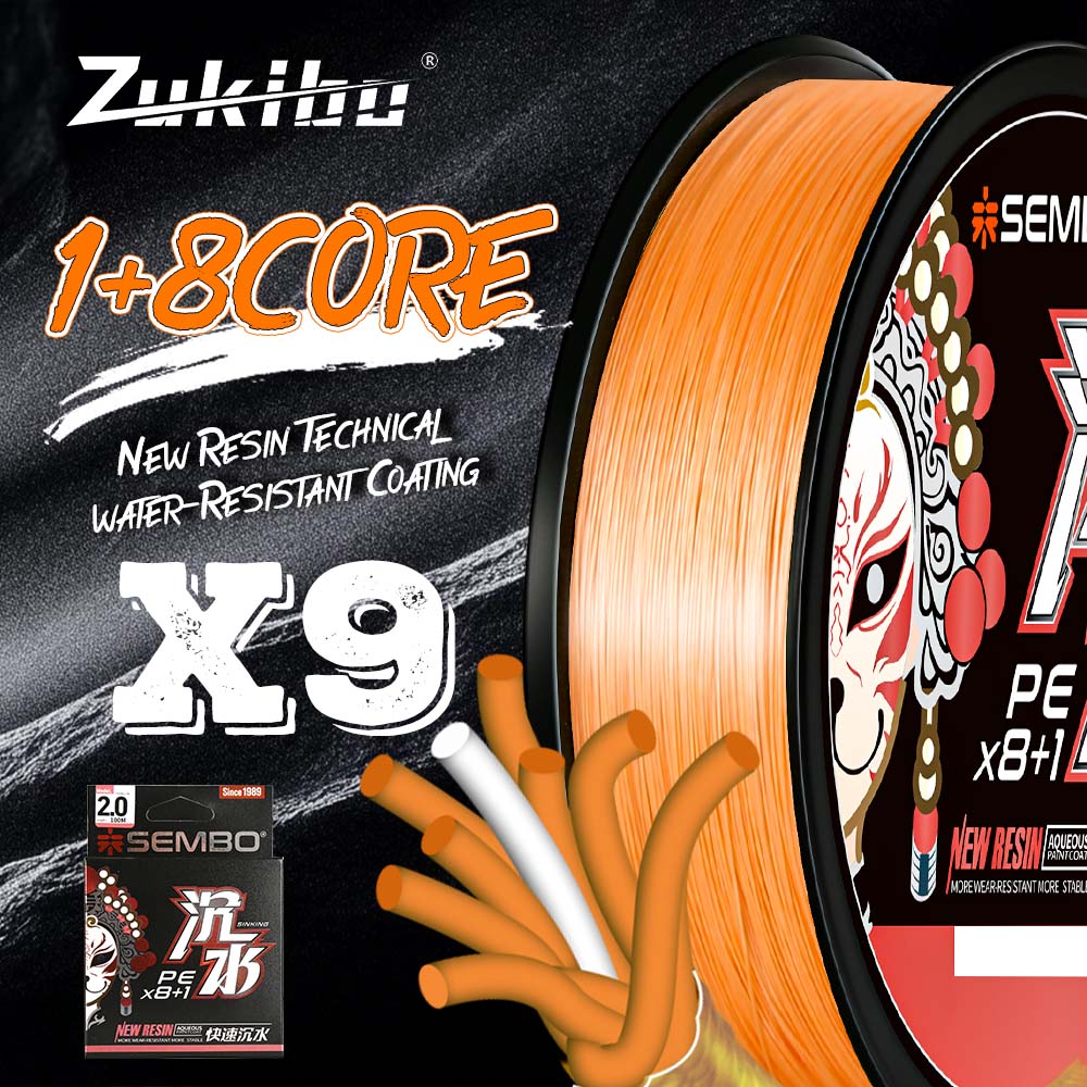 Copolymer Line - ZUKIBO X8 Braided Fishing Wire 8
