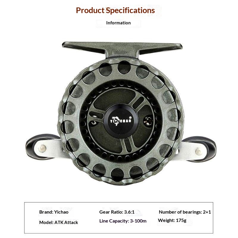 YI CHAO Atk Raft Fishing Reel  - Ice Fishing Line recension och pris
